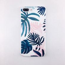 Cute Candy Color Art Leaf Print Phone Case