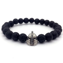 Kings Crown Lava Bracelet For Man