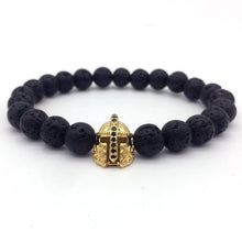 Kings Crown Lava Bracelet For Man