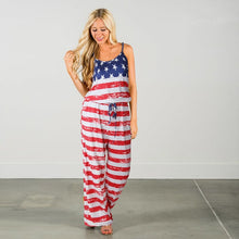 Flowery Sleeveless Sashes Jumpsuit
