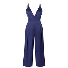 Sexy V Neck Backless Strap Jumpsuit