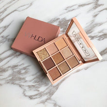 Eyeshadow Palette Metallic 9 Color Nude