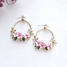 Flower Drop Earrings For Ladies