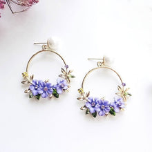 Flower Drop Earrings For Ladies