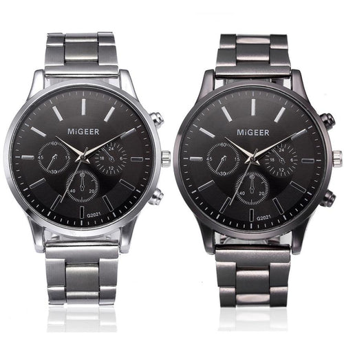 Stylish Stainless Steel Analog Wrist Watch