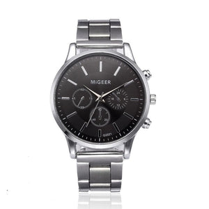 Stylish Stainless Steel Analog Wrist Watch