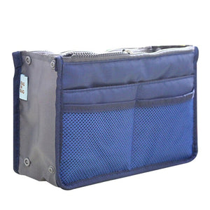 Women's Nylon Travel Insert Organizer Handbag