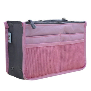 Women's Nylon Travel Insert Organizer Handbag