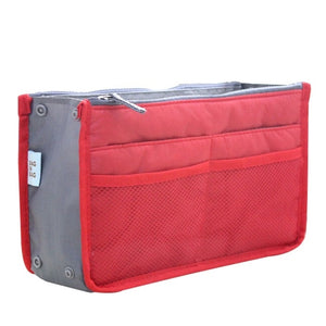 Women's Nylon Travel Insert Organizer Handbag