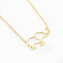 Origami Elephant Pendant Necklaces For Ladies