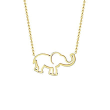 Origami Elephant Pendant Necklaces For Ladies