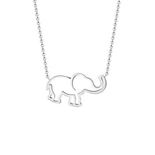 Origami Elephant Pendant Necklaces For Ladies
