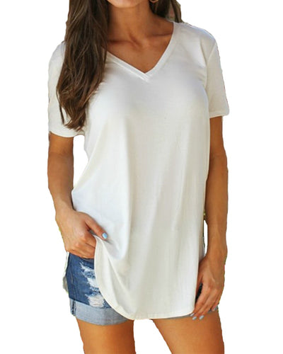 Fashionable Basic Long T-Shirts For Women