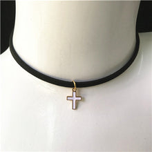 Gothic Black Velvet Choker Necklace For Ladies