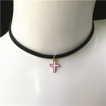 Gothic Black Velvet Choker Necklace For Ladies