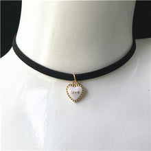 Gothic Black Velvet Choker Necklace For Ladies
