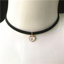 Gothic Black Velvet Choker Necklace For Ladies