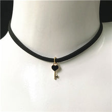 Gothic Black Velvet Choker Necklace For Ladies