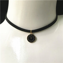 Gothic Black Velvet Choker Necklace For Ladies