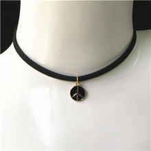 Gothic Black Velvet Choker Necklace For Ladies