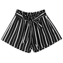 Sexy Striped Bowknot Shorts