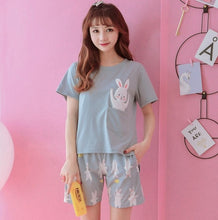 Cute Woman's Cotton Pajama Set