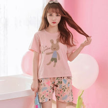 Cute Woman's Cotton Pajama Set