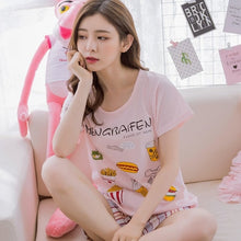 Cute Woman's Cotton Pajama Set