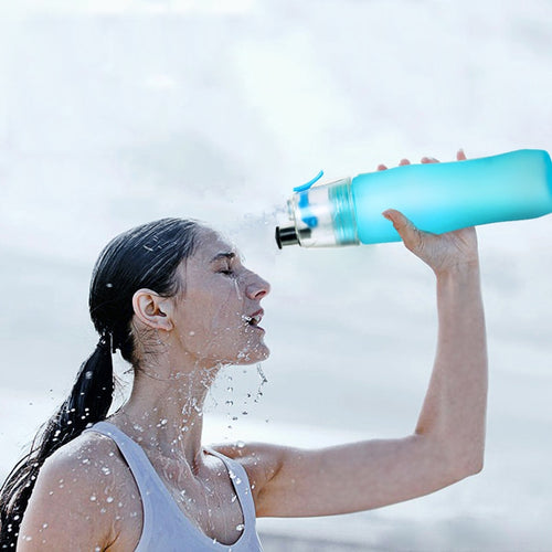 Spray Water Drinking Bottle