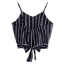 Cute Striped Crop Tops For Women