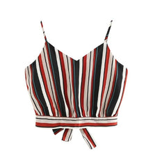 Cute Striped Crop Tops For Women