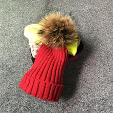 Winter Fur Pom Poms Hat