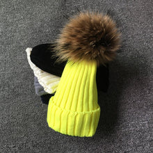 Winter Fur Pom Poms Hat