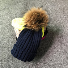 Winter Fur Pom Poms Hat