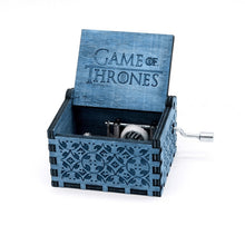 Creative Antique Carved Wooden Game of Thrones Music Box
