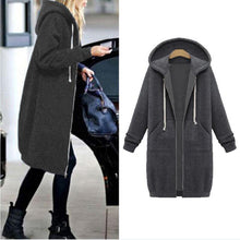Casual Winter Hooded Jacket For Ladies