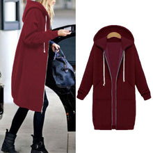 Casual Winter Hooded Jacket For Ladies