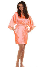 Sexy Satin Night Lace Robe