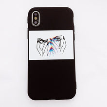 Cute Candy Color Art Leaf Print Phone Case