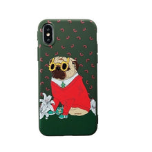 Cute Candy Color Art Leaf Print Phone Case
