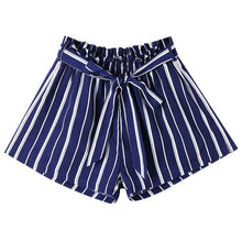 Sexy Striped Bowknot Shorts