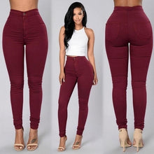Denim Push Up Skinny Jeans For Woman