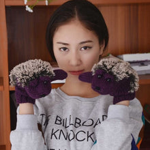 Women's Winter Hedgehog Gloves