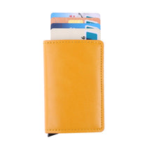 Simple Leather Card Holder (Anti theft)