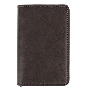 Simple Leather Card Holder (Anti theft)
