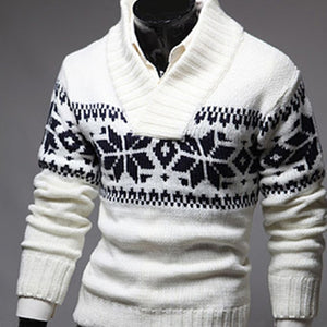 Knitted V-Neck Casual Christmas Wear